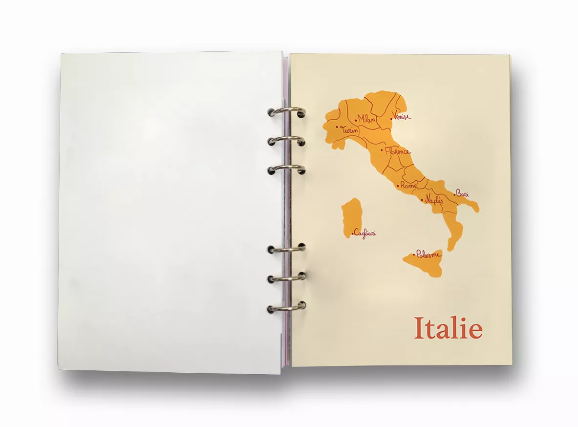 Pages intérieures Italie